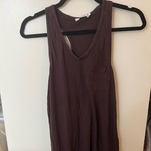 Alexander wang ox blood racerback tank size m